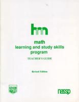 Math: Teacher's Guide: hm Learning & Study Skills Program