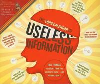 Useless Information 2009 Calendar