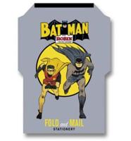 Batman and Robin Fold and Mail Stationery