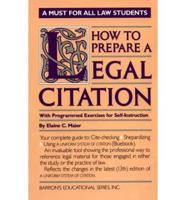 How to Prepare a Legal Citation