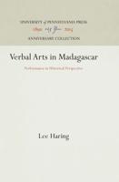 Verbal Arts in Madagascar