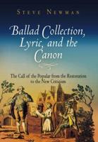 Ballad Collection, Lyric, and the Canon