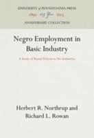 Negro Employment in Basic Industry;