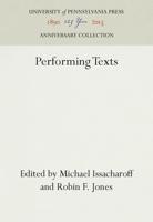 Performing Texts