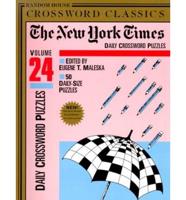 New York Times Daily Crosswords Volume 24