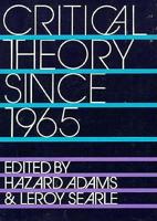 Critical Theory Since 1965