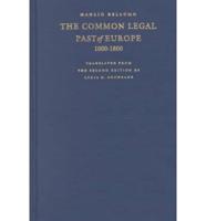 The Common Legal Past of Europe, 1000-1800