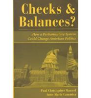 Checks and Balances?