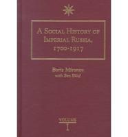 A Social History Of Imperial Russia, 1700-1917 2 Volume Set
