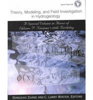 Theory, Modeling, and Field Investigation in Hydrogeology