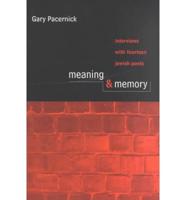 Meaning & Memory