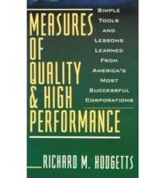 Measures of Quality and High Performance