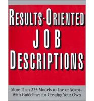 Results-Oriented Job Descriptions