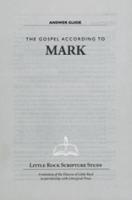 The Gospel According to Mark - Answer Guide