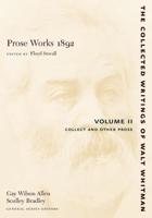 Prose Works 1892: Volume II
