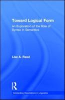 Toward Logical Form