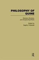 General, Reviews, and Analytic/Synthetic: Philosophy of Quine