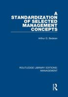 A Standardization of Selected Management Concepts