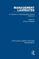 Management Laureates Volume 1