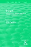 Routledge Revivals: Energy II (1977): A Bibliography of 1975-1976 Social Science and Related Literature