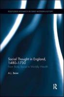 Social Thought in England, 1480-1730