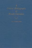 A Critical Bibliography of French Literature