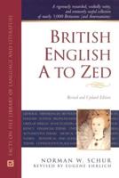 British English, A to Zed