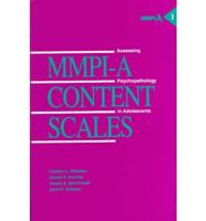 MMPI-A Content Scales