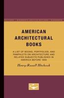 American Architectural Books