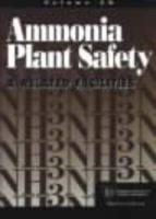 Ammonia Plant Safety and Related Facilities