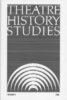 Theatre History Studies 1982, Vol. 2