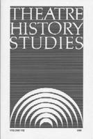 Theatre History Studies 1988