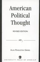 American Political Thought, Revised Edition