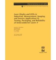 Laser Diodes and LEDs in Industrial, Measurement, Imaging, and Sensors Applications II