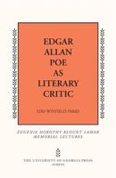 Edgar Allan Poe as Literary Critic