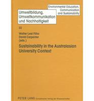 Sustainability in the Australasian University Context