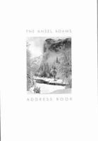 Ansel Adams Address Book