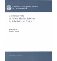 Cost Recovery in Public Health Services in Sub-Saharan Africa