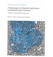 Technologies for Rainfed Agriculture in Mediterranean Climates