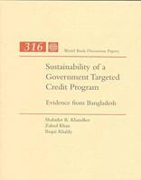 Sustainability of a Government Targeted Credit Program