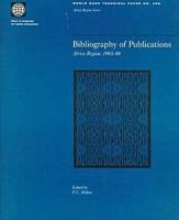 Bibliography of Publications