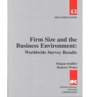 Firm Size and the Business Environment