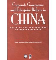 Corporate Governance and Enterprise Reform in China