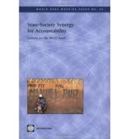 State-Society Synergy for Accountability