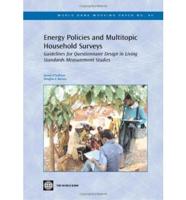 Energy Policies and Multitopic Household Surveys