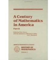 A Century of Mathematics in America, Part 2