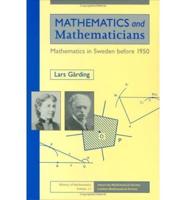 Mathematics and Mathematicians