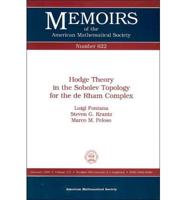 Hodge Theory in the Sobolev Topology for the De Rham Complex