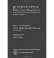 The Classification of the Finite Simple Groups No. 4: Part II, Chapters 1-4; Uniqueness Theorems