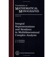 Integral Representations and Residues in Multidimensional Complex Analysis